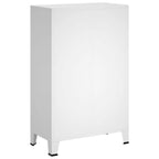 Armario industrial acero blanco 67x35x107 cm