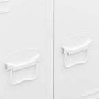 Armario industrial acero blanco 67x35x107 cm