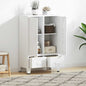 Armario industrial acero blanco 67x35x107 cm
