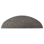 Alfombrilla autoadhesiva escalera 15 uds 56x17x3 cm gris