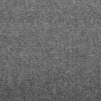 Alfombrilla autoadhesiva escalera 15 uds 56x17x3 cm gris