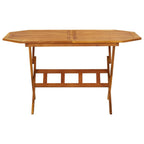 Juego de comedor de jardín 7 piezas madera maciza de acacia