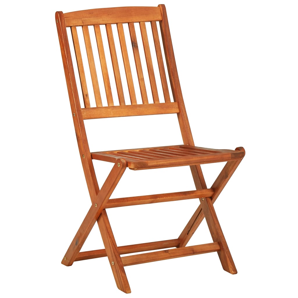 Juego de comedor de jardín 7 piezas madera maciza de acacia