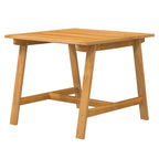 Juego de comedor de jardín 3 piezas madera maciza de acacia