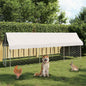 Perrera de exterior con techo 100x100x125 cm
