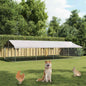 Perrera de exterior con techo 100x100x125 cm
