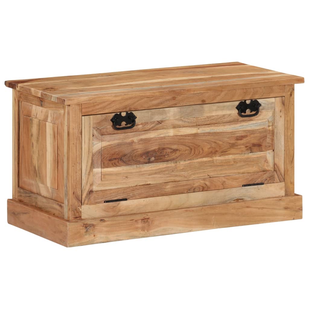 Zapatero madera de acacia maciza 85x40x45 cm