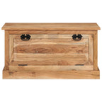 Zapatero madera de acacia maciza 85x40x45 cm