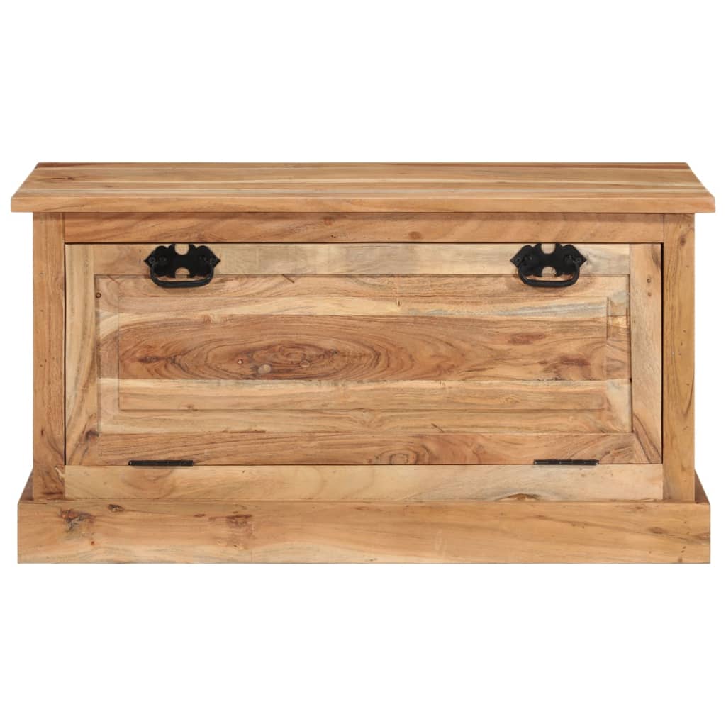 Zapatero madera de acacia maciza 85x40x45 cm