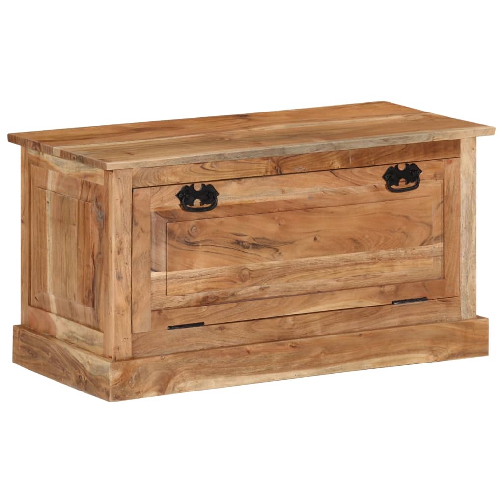 Zapatero madera de acacia maciza 85x40x45 cm