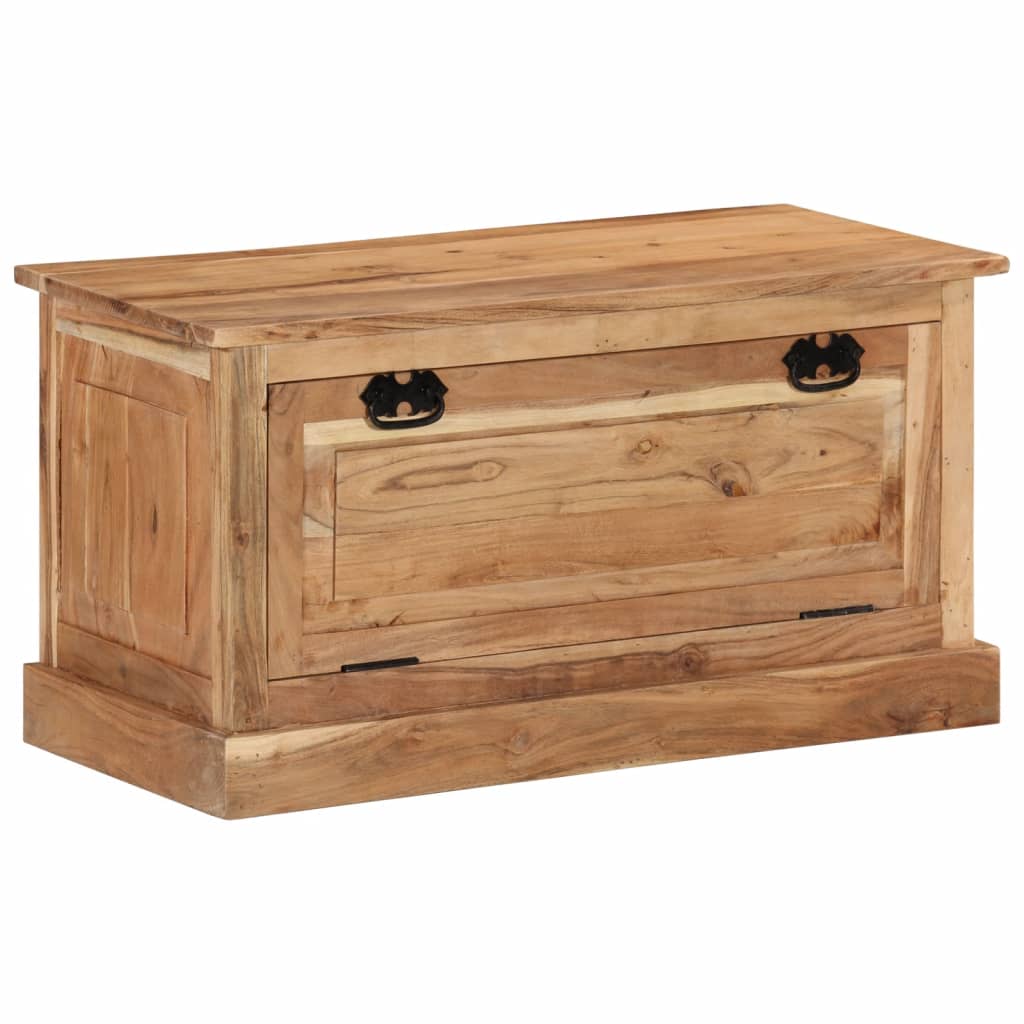 Zapatero madera de acacia maciza 85x40x45 cm