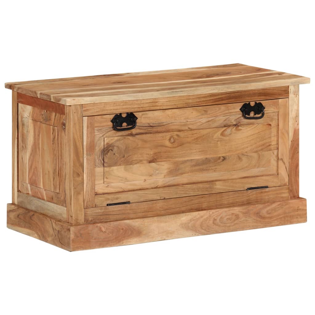 Zapatero madera de acacia maciza 85x40x45 cm