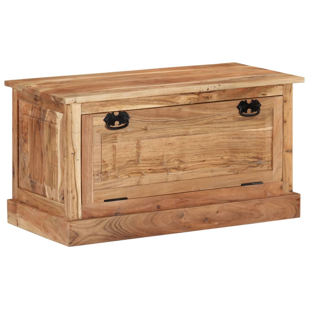Zapatero madera de acacia maciza 85x40x45 cm