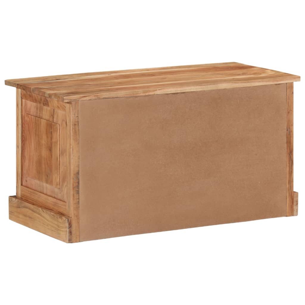 Zapatero madera de acacia maciza 85x40x45 cm
