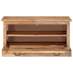 Zapatero madera de acacia maciza 85x40x45 cm