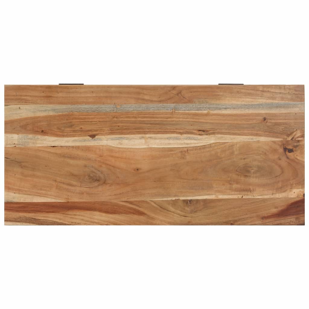 Zapatero madera de acacia maciza 85x40x45 cm