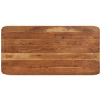 Mesa alta cocina madera acacia acabado miel 110x55x106 cm