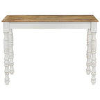 Mesa de comedor madera maciza de mango 110x60x76 cm