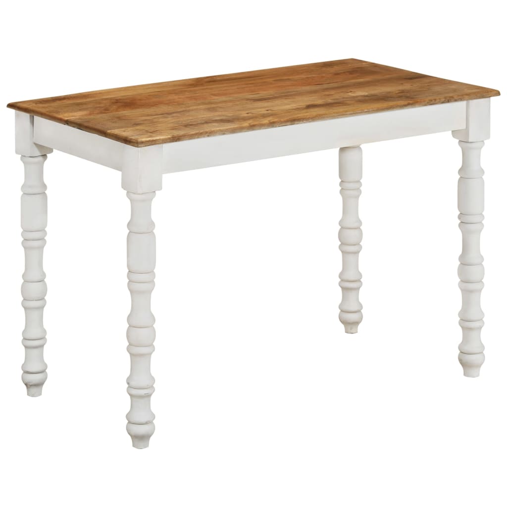 Mesa de comedor madera maciza de mango 110x60x76 cm