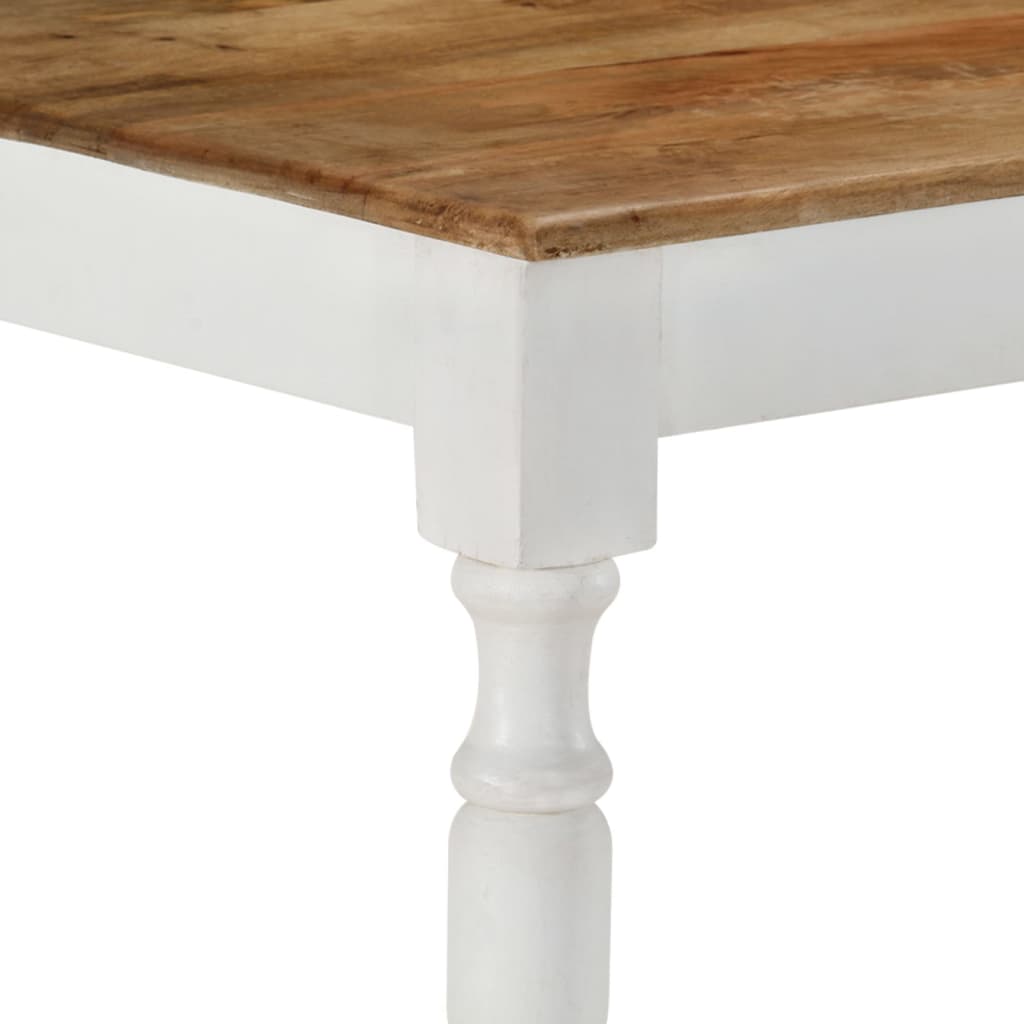 Mesa de comedor madera maciza de mango 110x60x76 cm