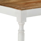 Mesa de comedor madera maciza de mango 110x60x76 cm