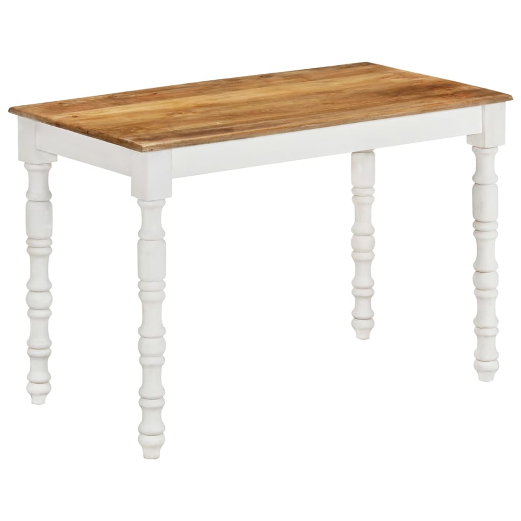 Mesa de comedor madera maciza de mango 110x60x76 cm