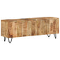 Mueble de TV madera maciza de acacia 120x30x45 cm