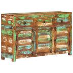 Aparador de madera maciza reciclada 110x35x65 cm