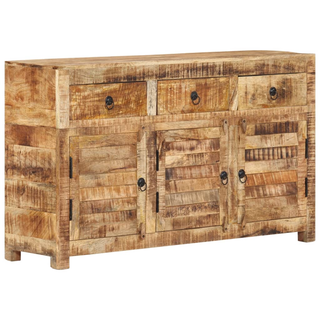 Aparador de madera maciza de mango 110x35x65 cm