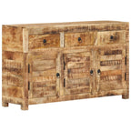 Aparador de madera maciza de mango 110x35x65 cm