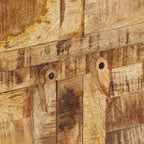 Aparador de madera maciza de mango 110x35x65 cm