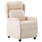 Poltrona reclinável Creme 66,5 x 94 x 101,5 cm Poliéster