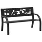 Banco de jardim infantil de aço 86 cm