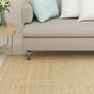 Alfombra de sisal natural 100x100 cm