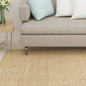 Alfombra de sisal natural 100x100 cm