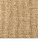Alfombra de sisal natural 100x100 cm