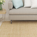 Alfombra de sisal natural 100x100 cm