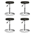 Sillas de comedor 2 unidades cuero sintético blanco