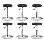 Sillas de comedor 2 unidades cuero sintético blanco