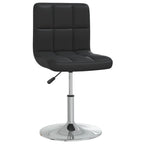 Silla de comedor cuero sintético negra