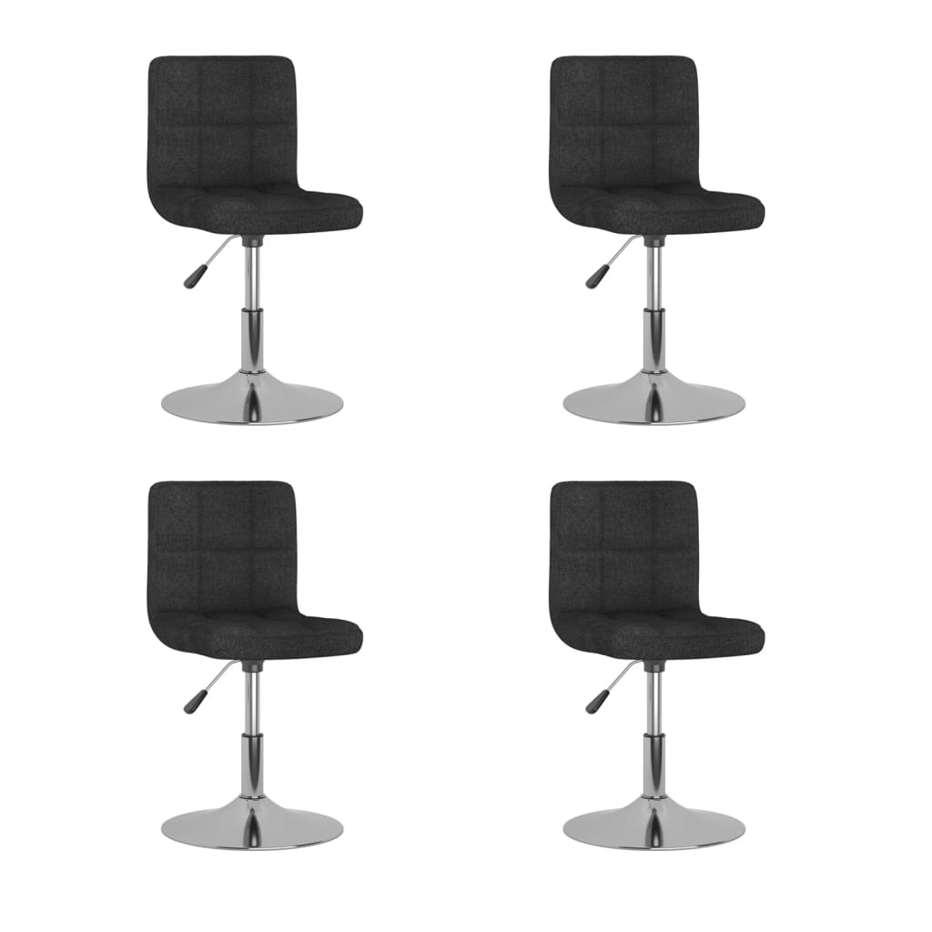 Sillas de comedor giratorias 2 unidades tela amarillo