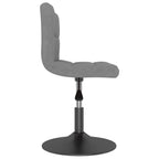 Sillas de comedor giratorias 4 uds de terciopelo gris claro