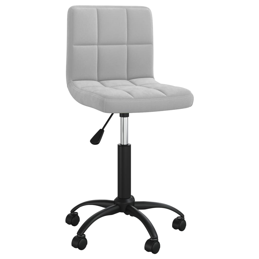 Cadeira de sala de jantar giratória couro sintético branco