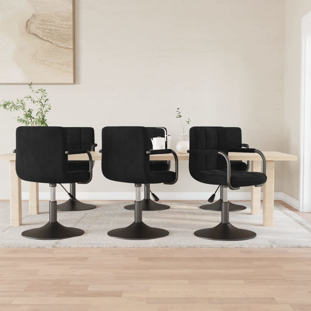 Sillas de comedor giratorias 2 uds de terciopelo gris claro