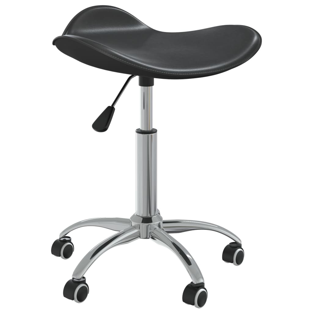 Silla de oficina de cuero sintético blanco