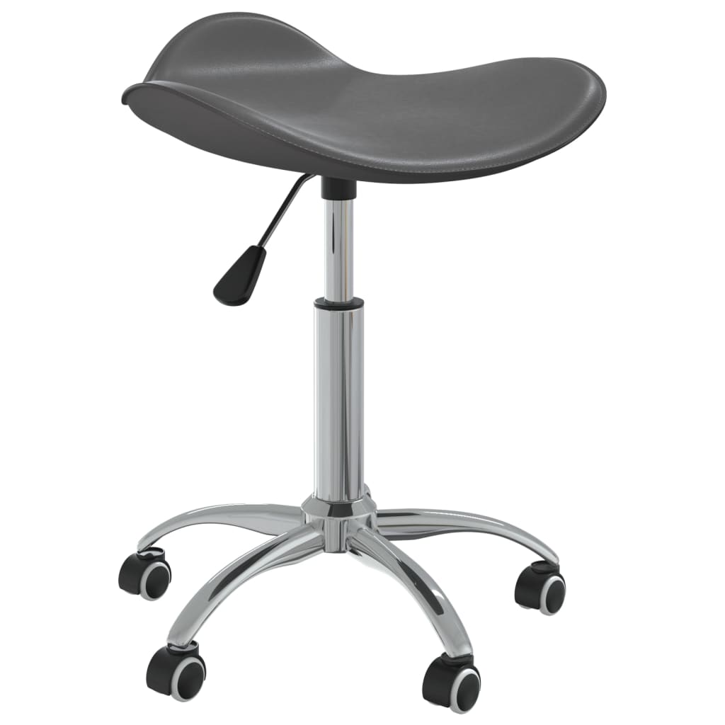 Silla de oficina de cuero sintético blanco