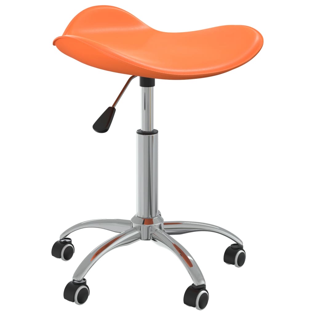 Silla de oficina de cuero sintético blanco