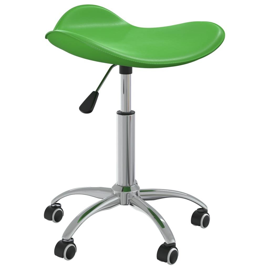 Silla de oficina de cuero sintético blanco
