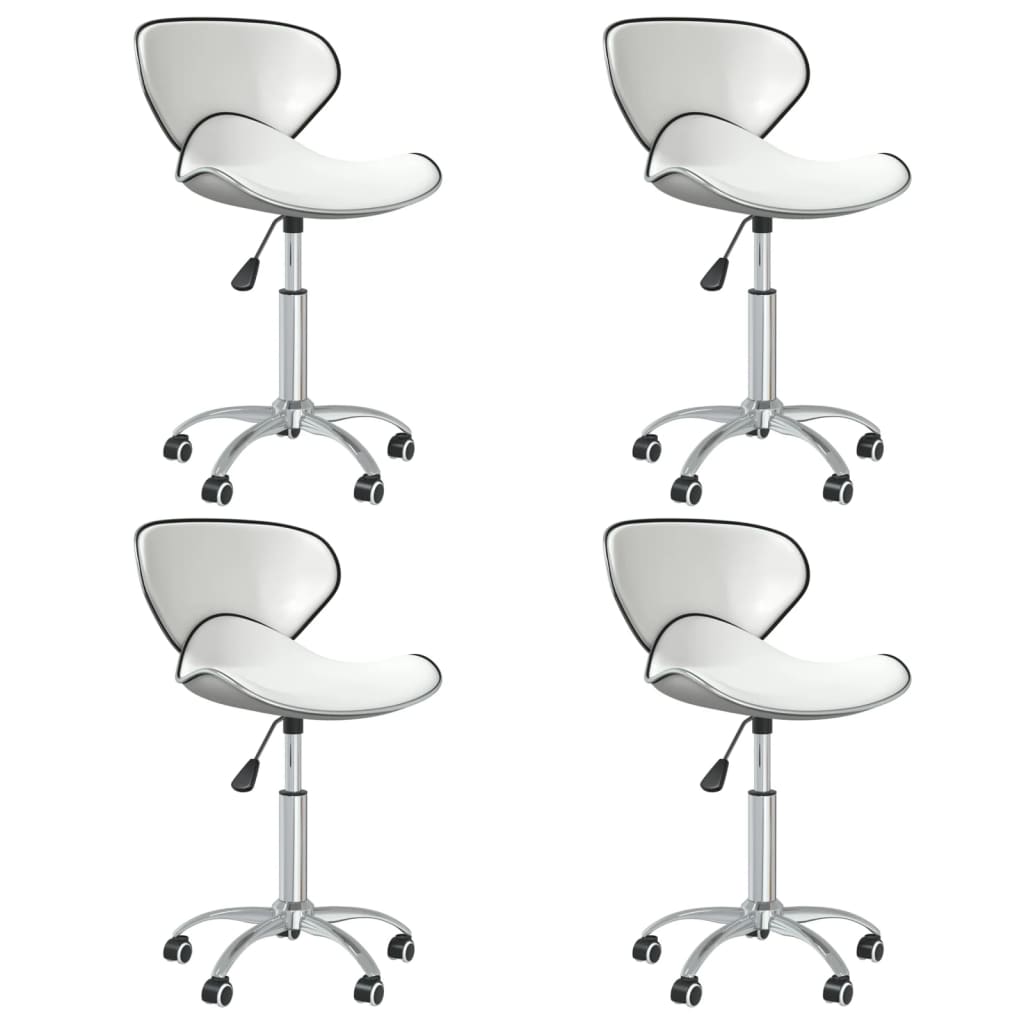 Sillas de comedor giratorias 2 uds de terciopelo verde claro