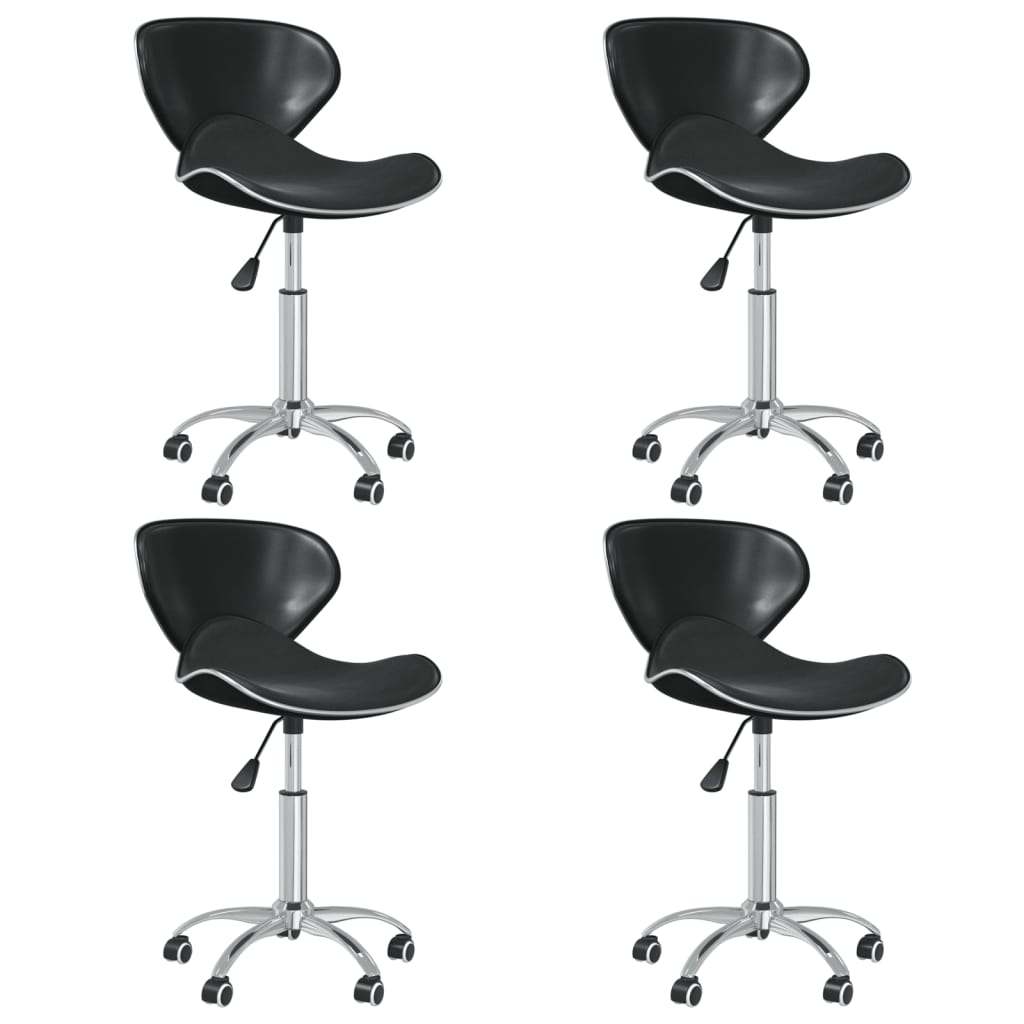 Sillas de comedor giratorias 2 uds de terciopelo verde claro